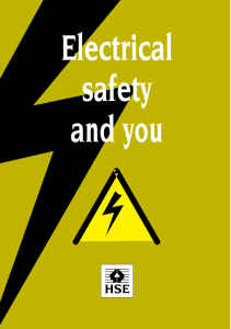 HSE - Electrical Safety and You