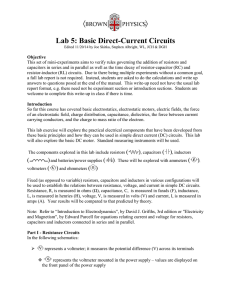 Lab 5: Basic Direct-Current Circuits