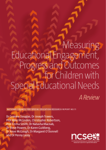 Measuring Educational Engagement, Progress and Outcomes for