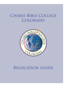 Charis Bible College Colorado Relocation Guide