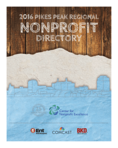 directory - Center for Nonprofit Excellence