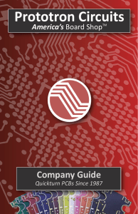 Company Guide - Prototron Circuits
