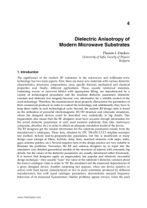 Dielectric Anisotropy of Modern Microwave Substrates 4