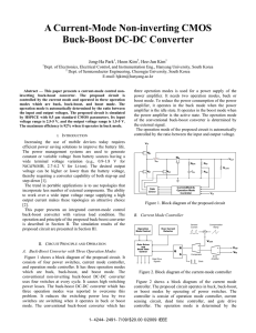 A Current-Mode Non-inverting CMOS Buck-Boost DC