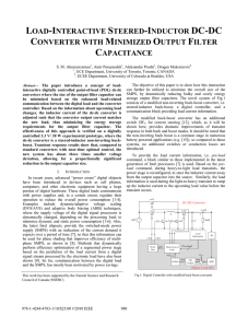 Load-Interactive Steered-Inductor DC