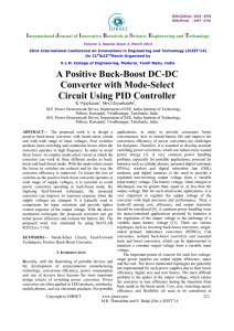 A Positive Buck-Boost DC-DC Converter with Mode-Select