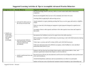 Suggested Learning Activities