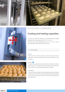 Cooling and heating capacities
