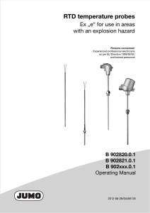 RTD temperature probes