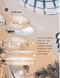 GE HID Lamps - Denco Sales