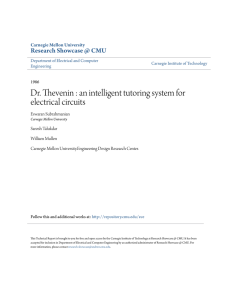 an intelligent tutoring system for electrical circuits