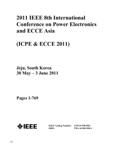 2011 IEEE 8th International Conference on Power Electronics and