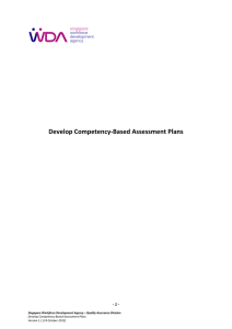 Develop Competency-Based Assessment Plans