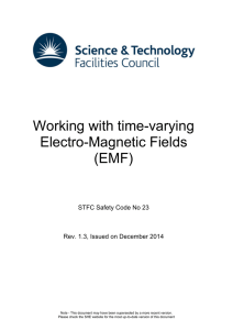 Working with time-varying Electromagnetic Fields