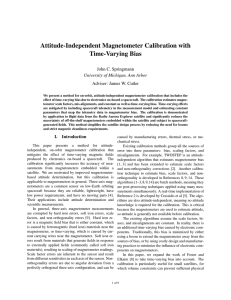 Attitude-Independent Magnetometer Calibration with Time