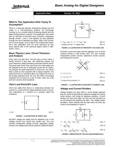 AN9510: Basic Analog for Digital Designers