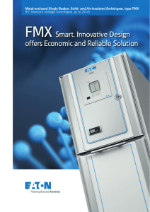 Power Xpert FMX IEC MV Switchgear - Product Guide