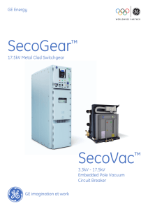 GE - SecoGear - SecoVac - Metal Clad Switchgear