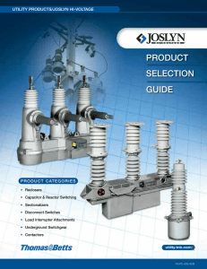 Joslyn Hi-Voltage - Castle Power Solutions, LLC