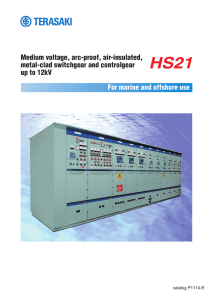 Medium voltage, arc-proof, air-insulated, metal