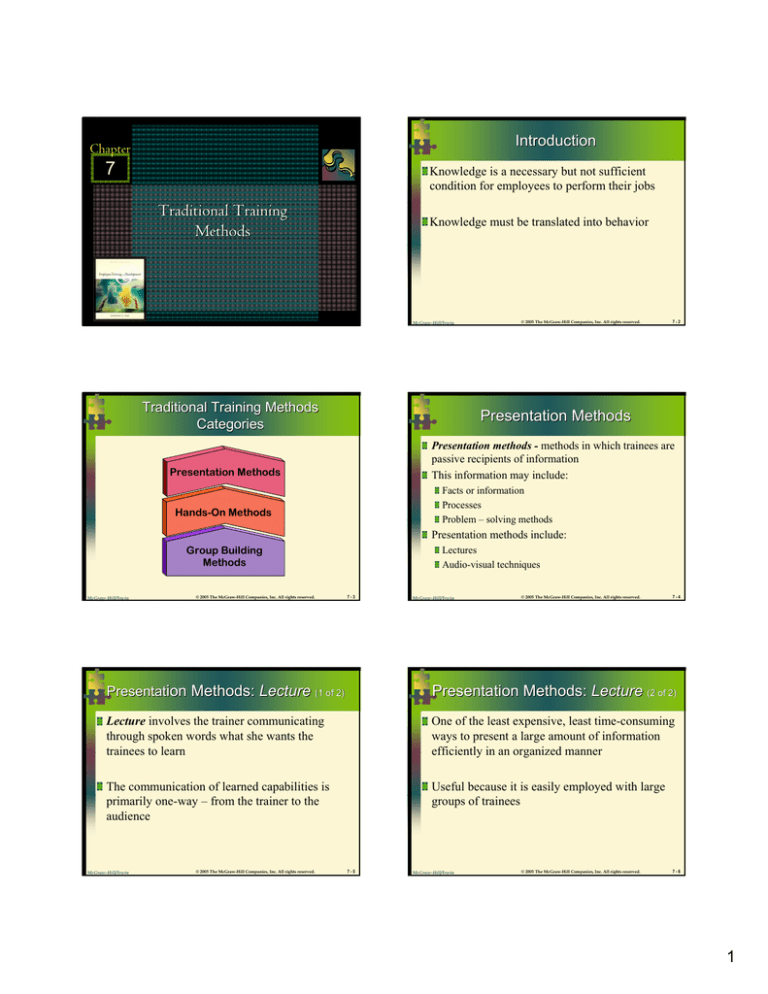 traditional-training-methods