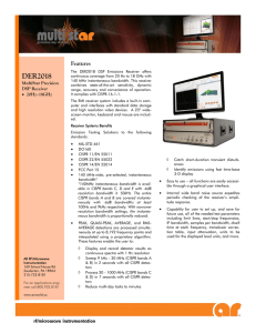 Spec Sheet - AR - RF Microwave Instrumentation