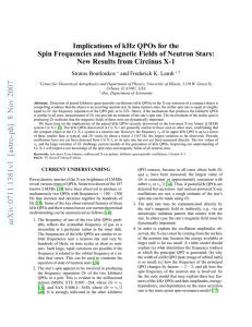 Implications of kHz QPOs for the spin frequencies and magnetic
