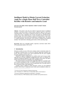 Intelligent Model to Obtain Current Extinction Angle for a Single