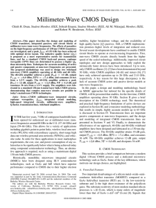 Millimeter-Wave CMOS Design - Design Automation Laboratory