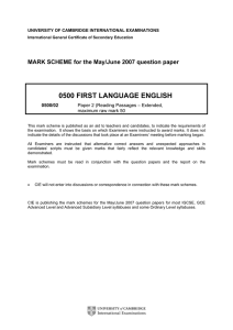 0500 first language english