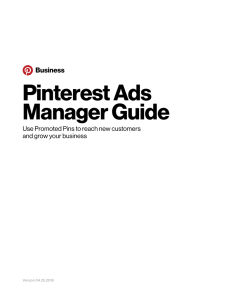 Pinterest Ads Manager Guide