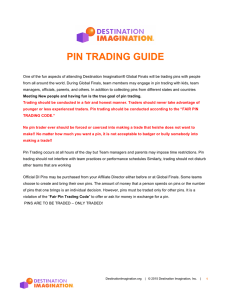 pin trading guide - Global Finals 2016