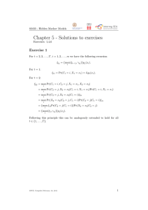 Chapter 5 - Solutions to exercises