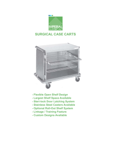 surgical case carts