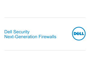 Dell Security Next-Generation Firewalls