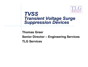 Transient Voltage Surge Protection