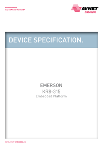 KR8-315 Embedded Computer from Emerson
