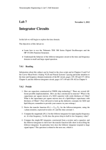 Integrator Circuits