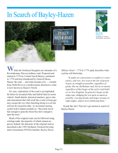 Bayley-Hazen Road - Cross Vermont Trail Association
