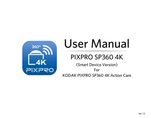 User Manual - Kodak PIXPRO