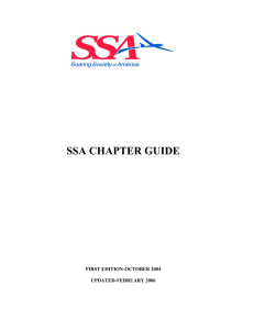 ssa chapter guide - Soaring Society of America