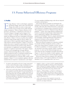 Chapter 13: Pursue Behavioral Efficiency Programs
