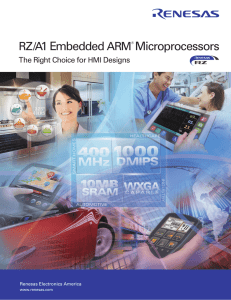 RZ/A1 Embedded ARM Microcontrollers - Digi