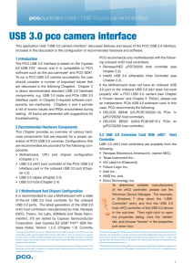 USB 3.0 pco camera interface