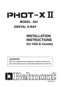 Phot-X II installation manual