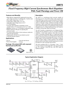 A8672EEGTR-T - Allegro Microsystems