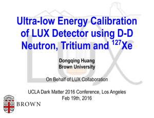 Ultra-low Energy Calibration of LUX Detector using DD