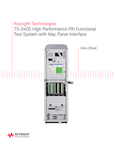 TS-5400 High Performance PXI Functional Test System