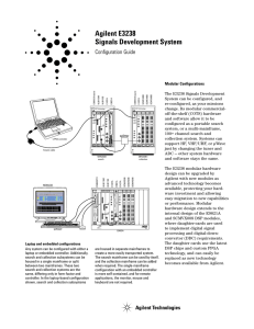 Agilent E3238 Signals Development System