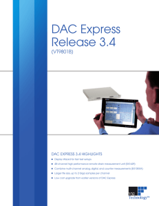DAC Express Release 3.4 - HIK